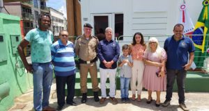 Prefeitura inaugura base policial sobre a passagem subterrânea