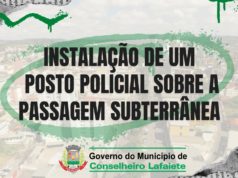 Prefeitura anuncia a instalação de um posto policial sobre a passagem subterrânea