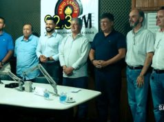 Prefeito de Lafaiete e demais autoridades recebem senador Carlos Viana e o deputado federal Samuel Viana