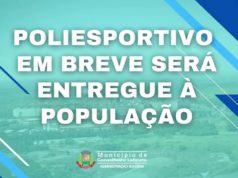 Poliesportivo em breve será entregue à população