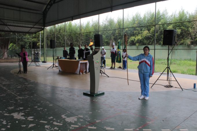 Abertura das Olimpíadas Escolares de Conselheiro Lafaiete foi realizada na manhã desta segunda-feira,10