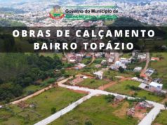 Avançam as obras de calçamento no Bairro Topázio. População esperava pela obra há mais de 40 anos
