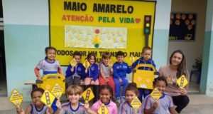 Escolas promovem ações educativas de conscientização sobre o Maio Amarelo