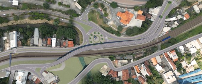 Obra do viaduto em Lafaiete, prevista na renovação da concessão da MRS, tem início neste mês de junho