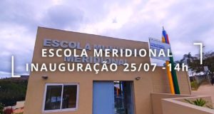 Novas instalações da Escola Meridional serão entregues nesta terça-feira, 25/07
