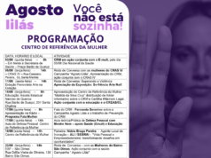Programação Agosto Lilás