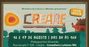Lafaiete recebe o projeto “Creare – Criança Cultura Criatividade”