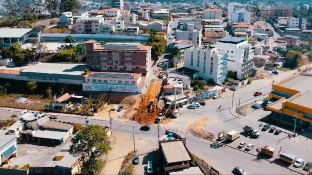 Obras da rotatória no Santa Efigênia começaram nesta segunda