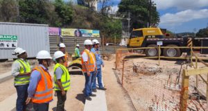 Avançam Obras do Viaduto da Cachoeira