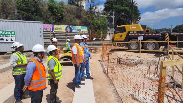 Avançam Obras do Viaduto da Cachoeira