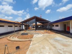 Creche Bela Vista, obra há anos abandonada, hoje recuperada e em fase de conclusão