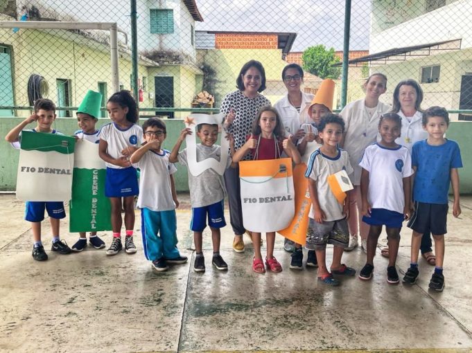 Secretaria da Educação promove ações de saúde bucal nas escolas municipais de Lafaiete
