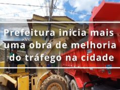 Prefeitura inicia mais uma obra de melhoria do tráfego na cidade