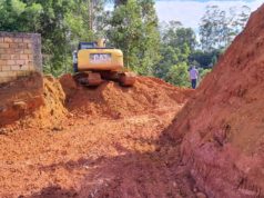 Prefeitura inicia obra do muro de contenção na Rua Frei Leopoldo