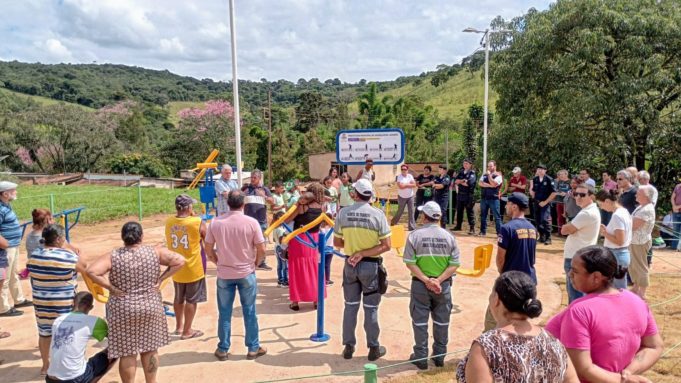 Prefeitura de Lafaiete entrega academia e melhorias em Três Barras