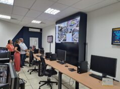 Prefeito de Lafaiete é recebido no Centro de Controle Operacional da MRS em Juiz de Fora para tratar da inauguração do viaduto da Cachoeira