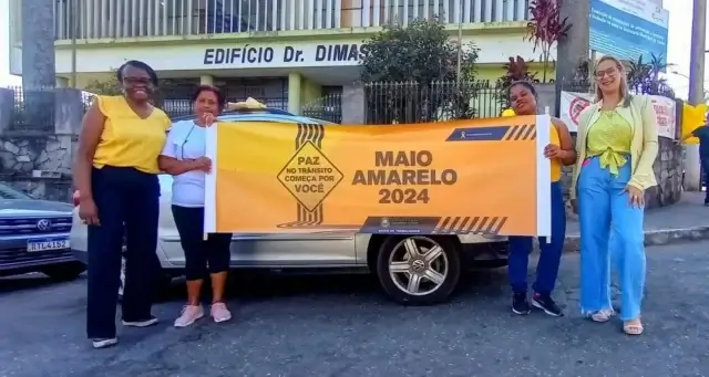 “Maio Amarelo”. Prefeitura realiza ações de conscientização no trânsito e blitz educativa