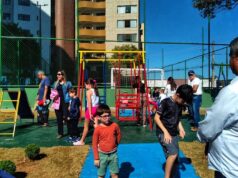 Prefeitura realiza entrega das obras de reformas e melhorias na Quadra de Esportes e praça no Campo Alegre