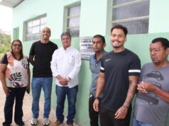 Prefeitura de Lafaiete entrega quadra no Santa Cruz.