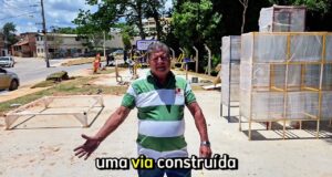 Bairro Moinhos recebe nova ponte e praça com espaço de lazer