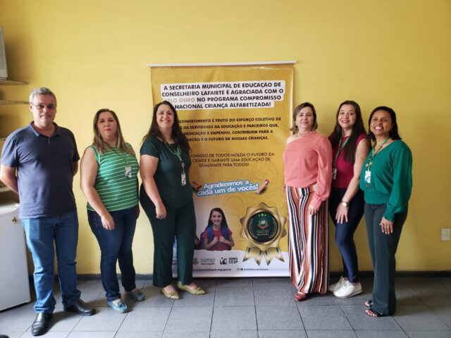 Conselheiro Lafaiete é reconhecida com o Selo Nacional Criança Alfabetizada – Selo Ouro