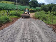 Prefeitura realiza obra de recuperação de estrada da comunidade de Mato Dentro