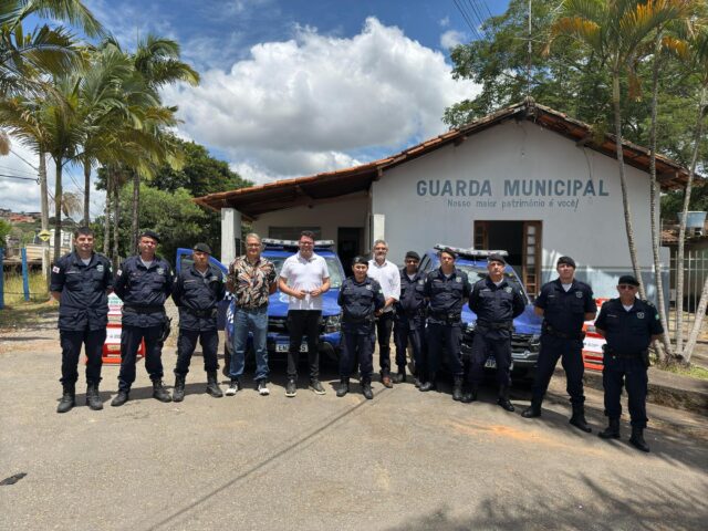 Guarda Municipal recebe novas viaturas para reforçar patrulhamento.