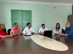 Reunião entre Prefeito Leandro Chagas e o Vice Prefeito Marcelo e representantes da FIEMG discute parcerias para Conselheiro Lafaiete