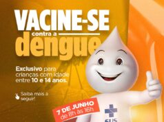 Vacinação contra a Dengue começa neste sábado para crianças de 10 a 14 anos
