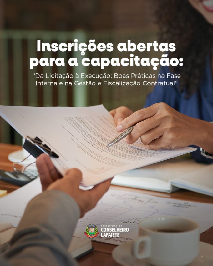 Inscrições Abertas: Capacitação em Licitações e Contratos