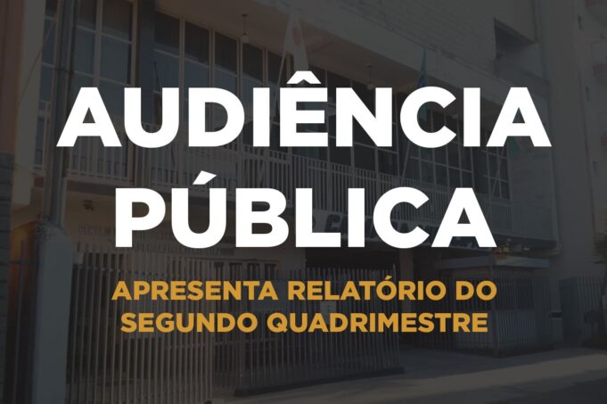 Saúde Municipal apresenta relatório do 2º quadrimestre em audiência pública