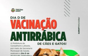 Dia D de Vacinação Antirrábica amplia proteção de cães e gatos em Conselheiro Lafaiete