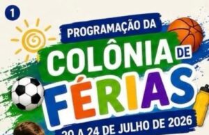 Colônia de Férias leva esporte e diversão às crianças