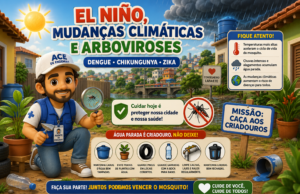 El Niño eleva risco de dengue e Prefeitura reforça alerta contra o Aedes aegypti